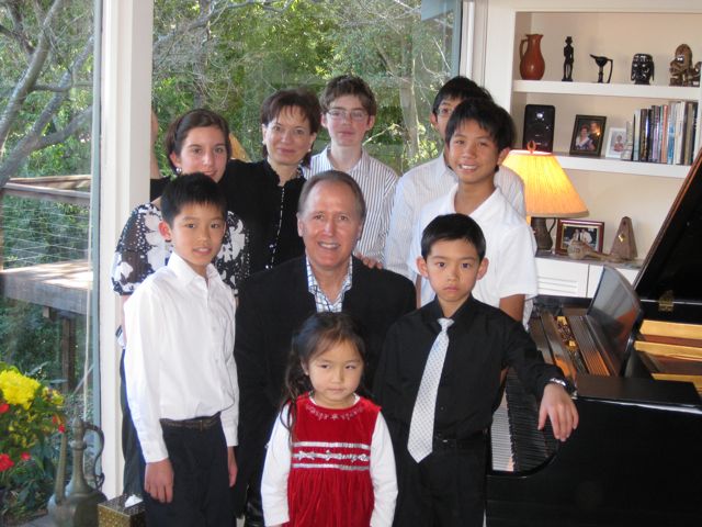 With students of Ellen Tryba Chen in Saratoga, CA  2/1/09